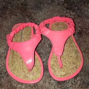 Pink/salmon sandals